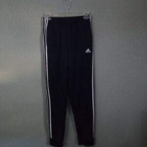 Adidas Black Sweatpants with Iconic Triple Stripes ( Box HQ )